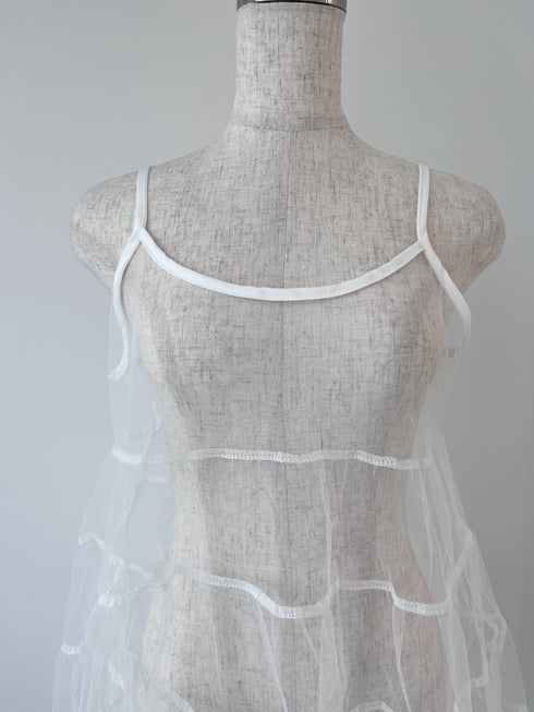 レースティアードチュニック | GR2242536 | ホワイト