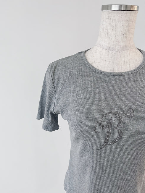 バッグウィングデザインTシャツ | GR2242533 | グレー