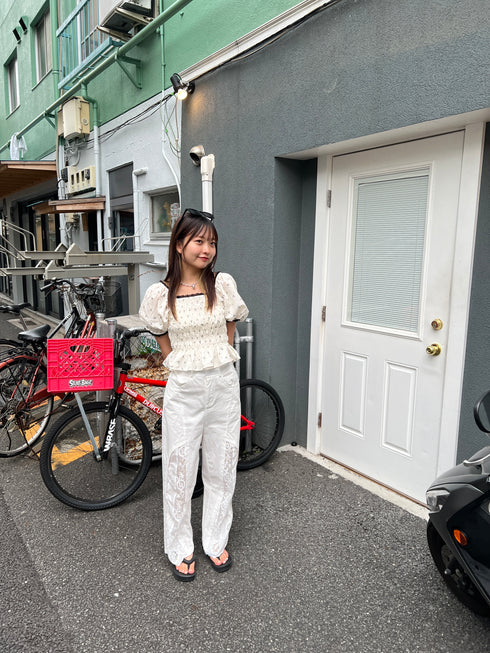 cherry square tops | SL2242659 | ブラック