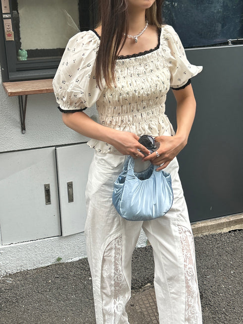 cherry square tops | SL2242659 | ブラック