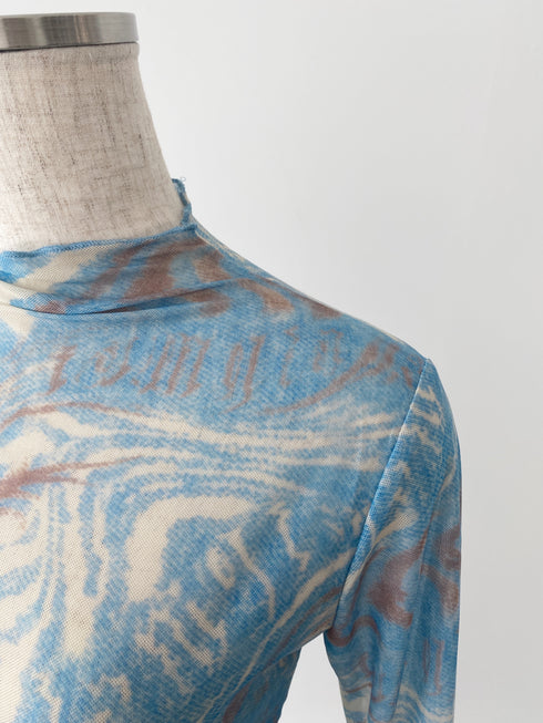 マーブルシアートップス | SL2243605 | ブルー