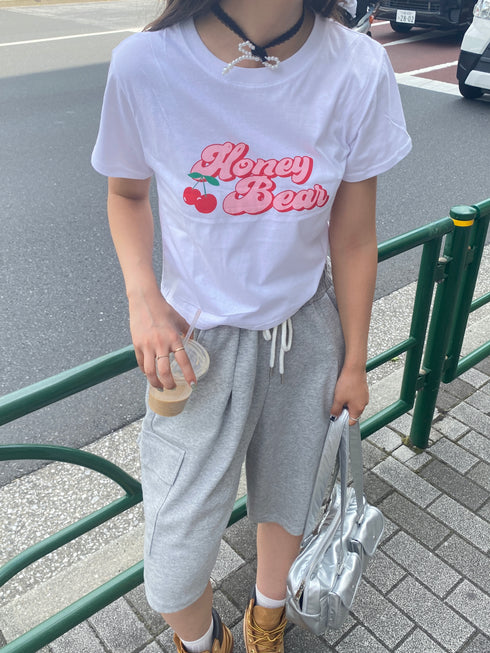 チェリークロップドTシャツ | SL2242678 | ホワイト