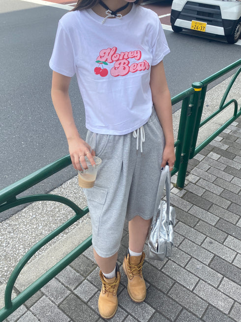 チェリークロップドTシャツ | SL2242678 | ホワイト