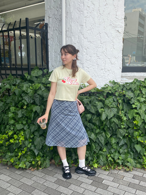 チェリークロップドTシャツ | SL2242678 | イエロー