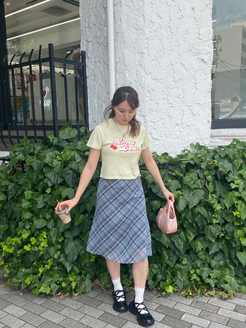 チェリークロップドTシャツ | SL2242678 | イエロー