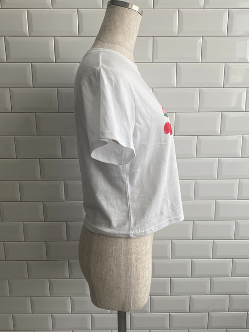 チェリークロップドTシャツ | SL2242678 | ホワイト