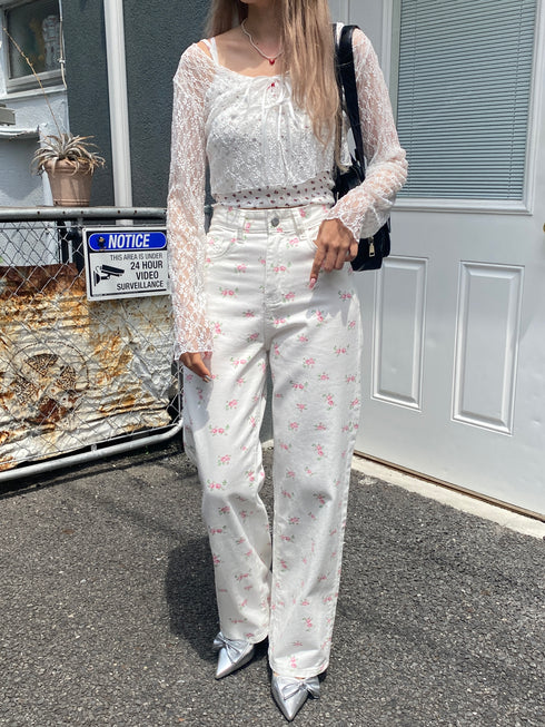 レースリボンカーディガン | SL2243608 | ホワイト