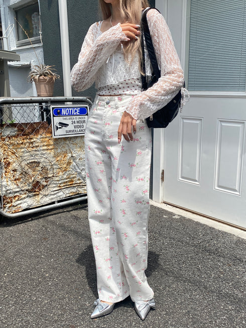 レースリボンカーディガン | SL2243608 | ホワイト