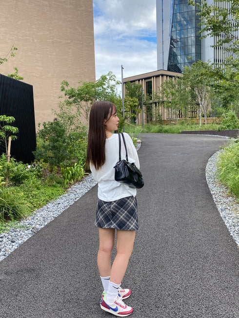 チェック台形スカート | SL2243623 | ネイビー