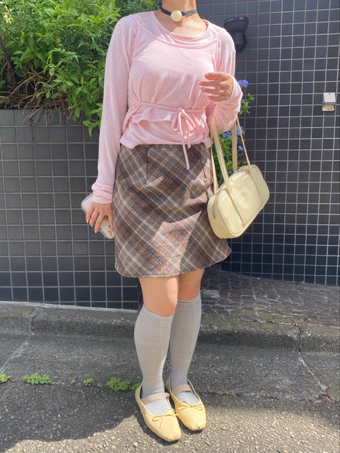 2ピースキャミソールレイヤードロンT | SL2241625 | ピンク