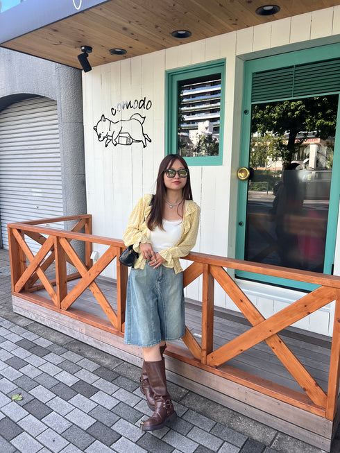 フリルフラワーブラウス | SL2243616 | イエロー