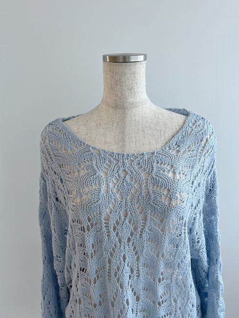 クロシェルーズニット | LI2243002 | グレー