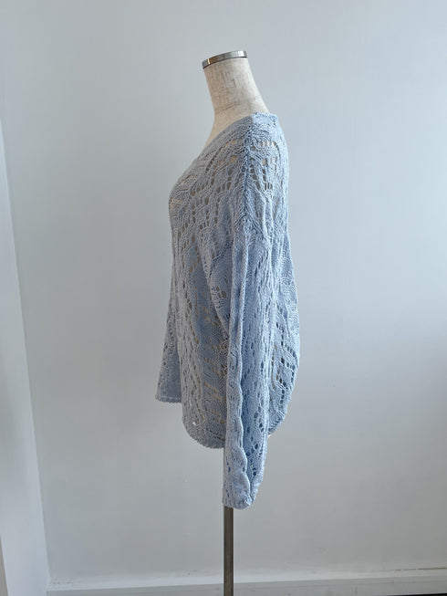 クロシェルーズニット | LI2243002 | ブルー