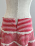 check lace mini skirt | SL2243633 | レッド