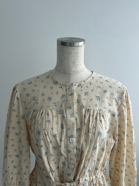 vintage pastel flower tops | SL2243667 | ブルー