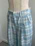 レースリボン付きチェックパンツ | SL2243634 | ブルー