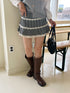 check lace mini skirt | SL2243633 | ブラック