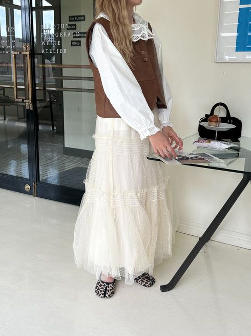 ベーシックジレベスト | SL2243644 | ブラウン