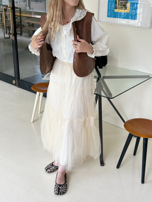 ベーシックジレベスト | SL2243644 | ブラウン