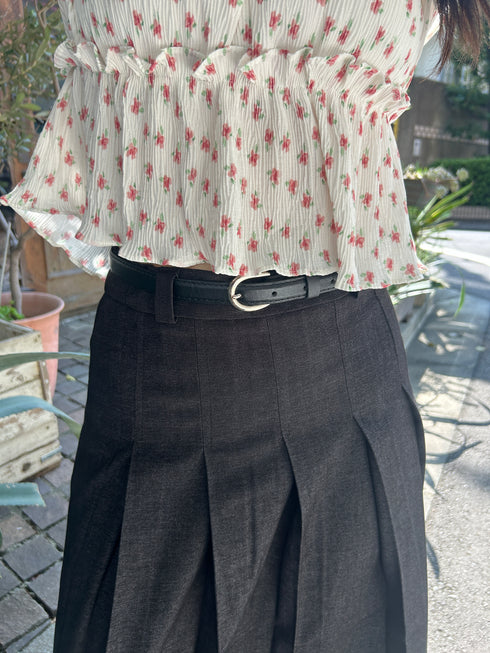 volume flower blouse | SL2243651 | ホワイト