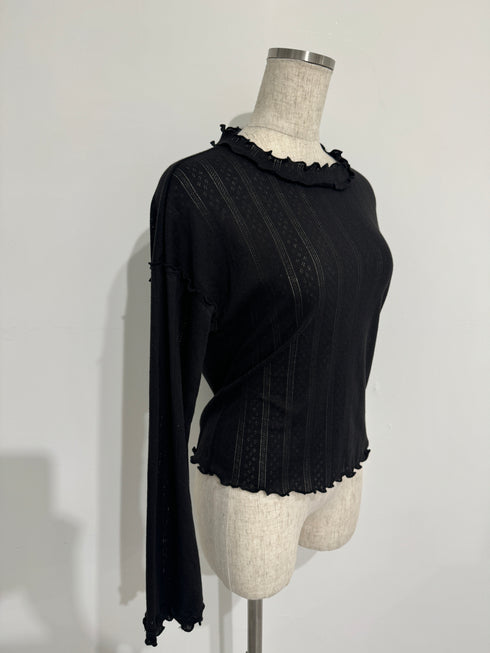 メロウフリルロンT | SL2243637 | ブラック