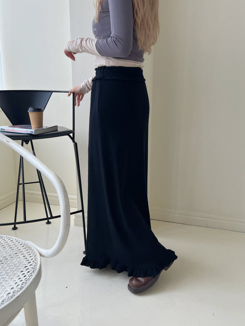 折り返しデザインスカート | SL2243686 | ブラック