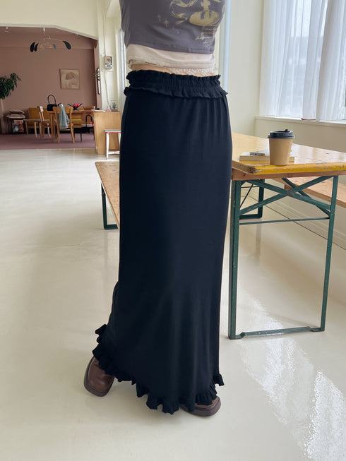 折り返しデザインスカート | SL2243686 | ブラック