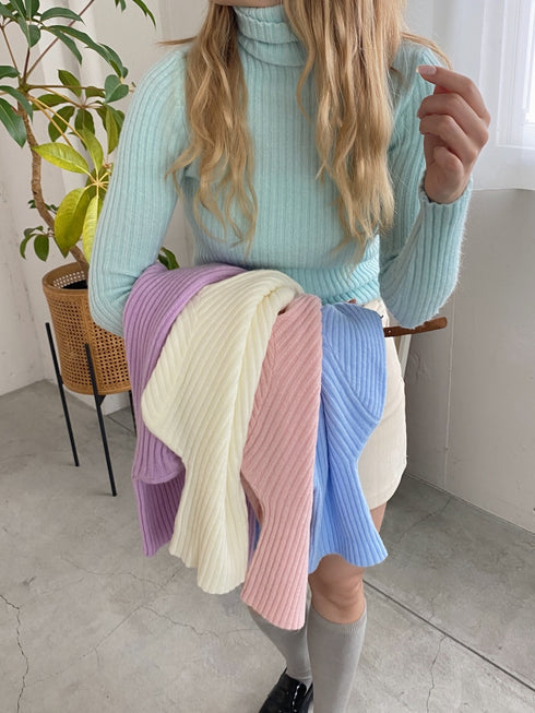 アイスカラータートルネックニット | SL2244645 | ミント