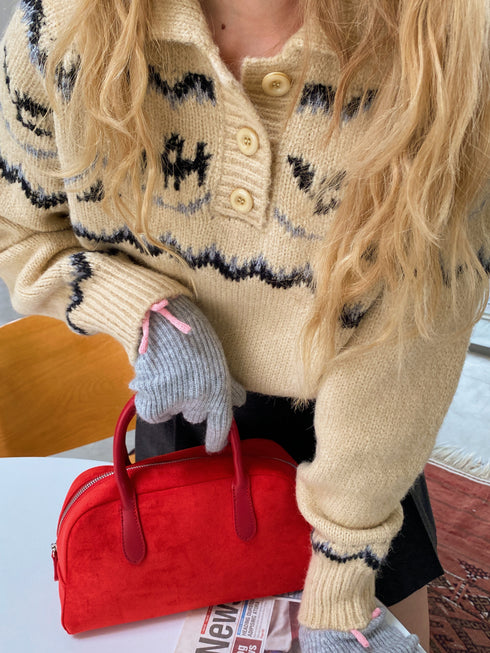 襟付きノルディックニット | SL2244620 | ベージュ