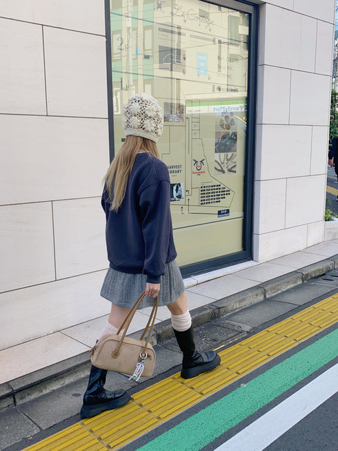 裏起毛リボンレーススウェット | SL2244615 | ネイビー