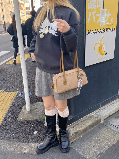 裏起毛リボンレーススウェット | SL2244615 | ネイビー