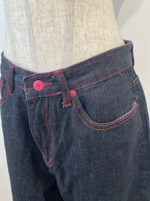 ハート刺繍デニム | GR2244508 | ブラック