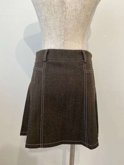 ステッチプリーツミニスカート | GR2244513 | ブラウン