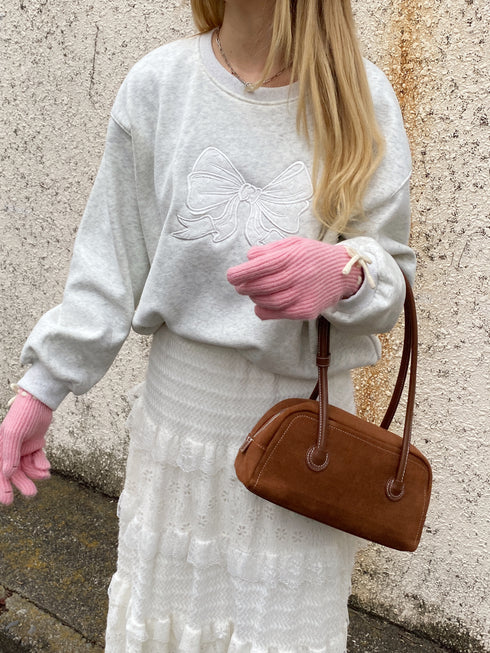 裏起毛リボンレーススウェット | SL2244615 | ライトグレー