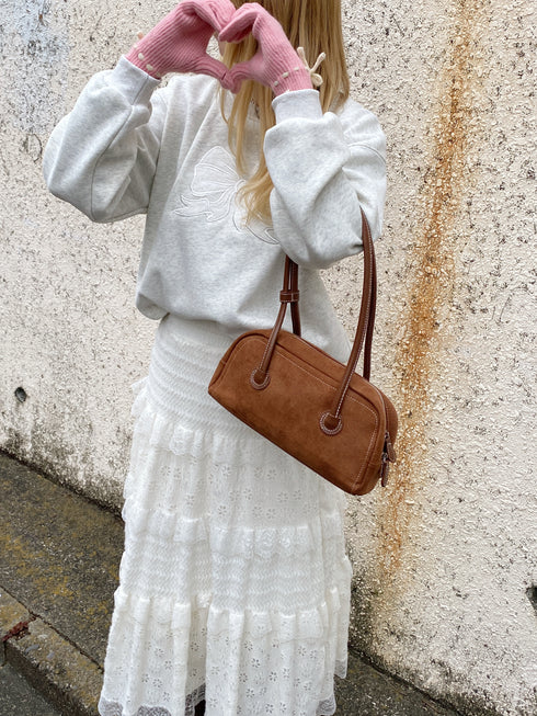 裏起毛リボンレーススウェット | SL2244615 | ライトグレー