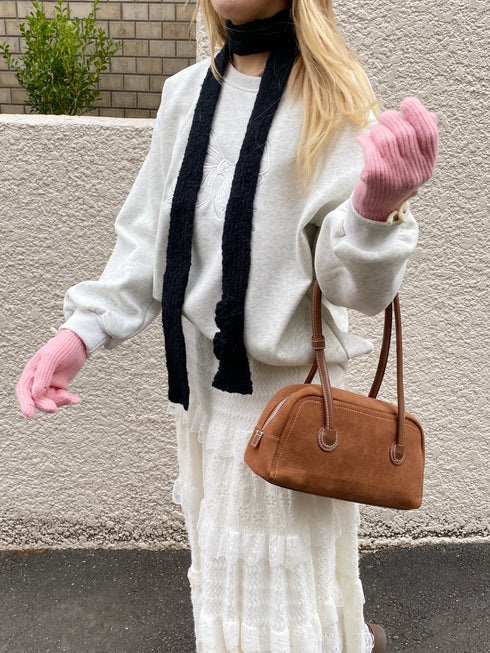 裏起毛リボンレーススウェット | SL2244615 | ライトグレー