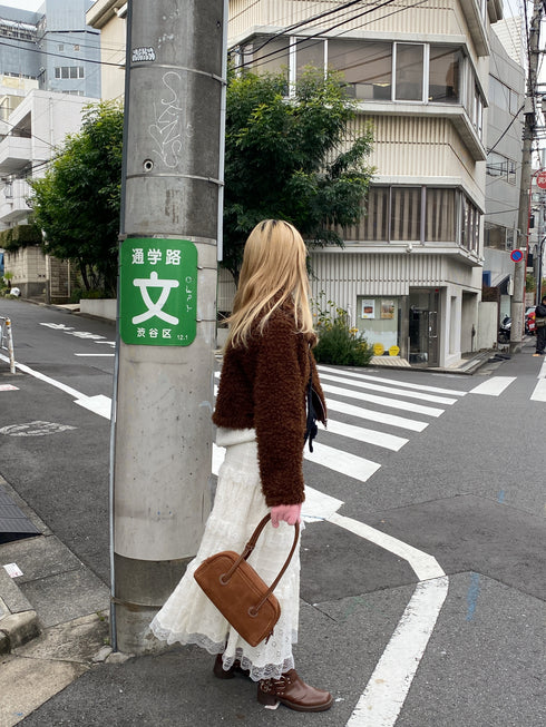 suede shoulder bag | SL1243604 | ブラウン