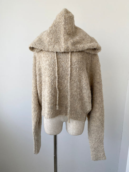 フーディーモヘアニット | SL2244643 | イエロー