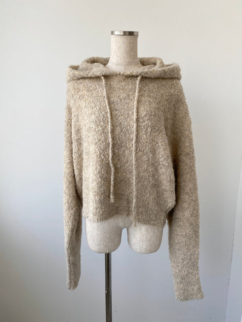 フーディーモヘアニット | SL2244643 | イエロー