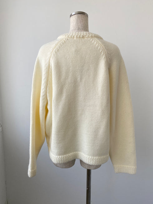 ラウンドネックニットカーディガン | SL2244641 | ラベンダー