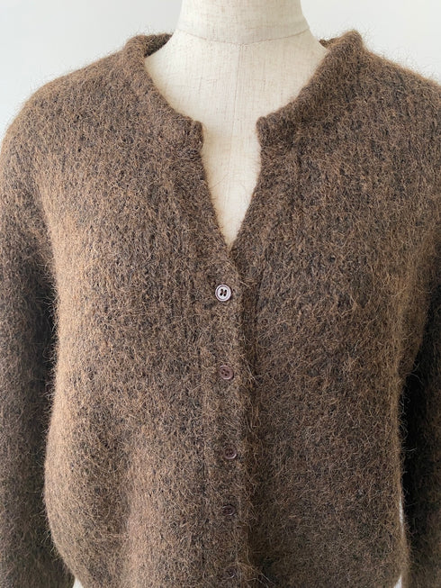 キーネックルーズニットカーディガン | SL2244612 | ブラウン