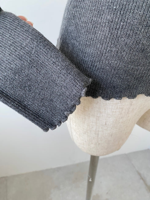 2WAY折り返しワンショルニット | SL2244650 | グレー