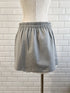 フリルヘム台形ミニスカート | QU2251205 | ダークグレー