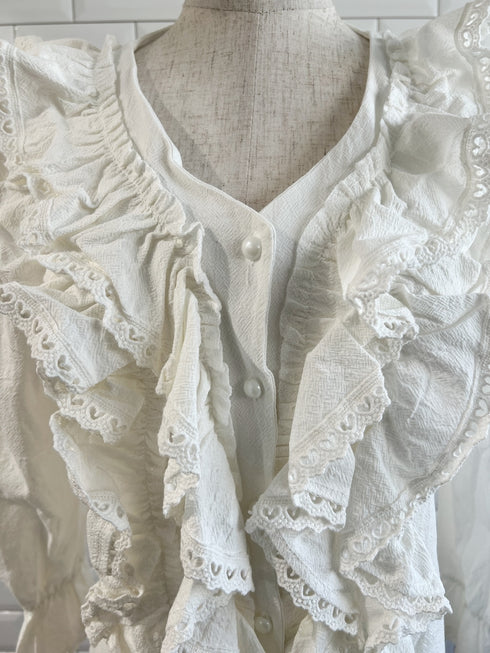 ボリュームフリルカラーブラウス | SL2251601 | ホワイト