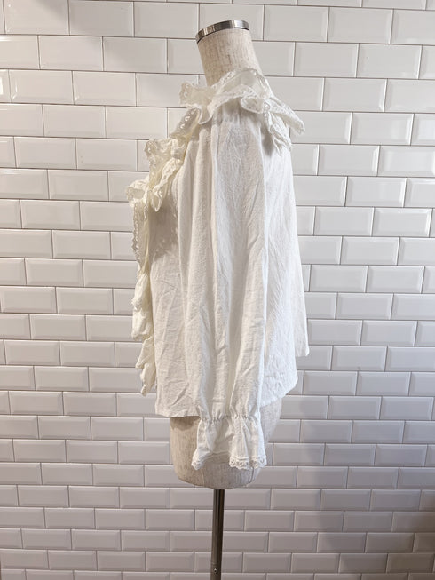 ボリュームフリルカラーブラウス | SL2251601 | ホワイト