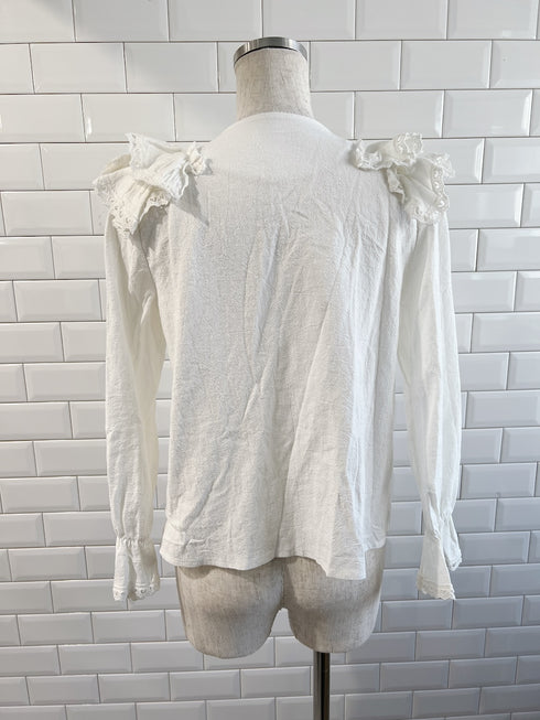 ボリュームフリルカラーブラウス | SL2251601 | ホワイト