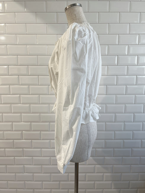 レースギャザーピンタックブラウス | SL2251605 | ホワイト