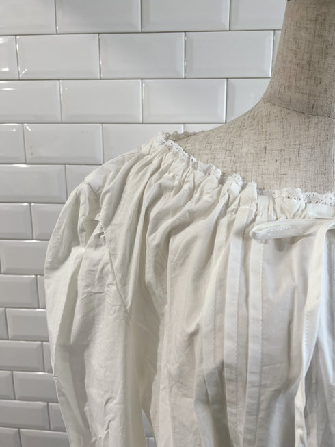 レースギャザーピンタックブラウス | SL2251605 | ホワイト