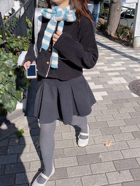 ボーダーニットタイ | SL4244605 | ブルー