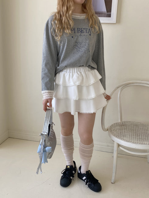 リボンチャーム付きミニバッグ | SL1243605 | シルバー